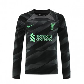 Maillot de foot Liverpool Gardien de but Extérieur 2023-24 Manche Longue